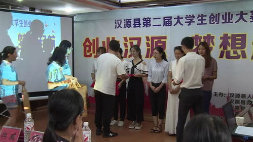 漢源縣第二屆大學生創業大賽圓滿落幕，教育咨詢服務項目嶄露頭角